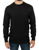Costume National Gray crewneck pullover sweater -   -  Costume National.